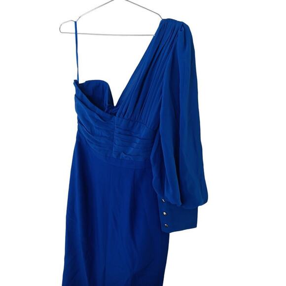 Elle Zeitoune Charles One Shoulder Gown SZ M - Picture 10 of 14